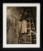 Collection of three Portraits of Graham Vivian Sutherland at work in the Tate Gallery