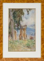 San Gallo, Italian Landscape with Etruscan Ruin.