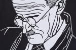 James Joyce – Limited Edition – Linocut-Portrait by Paula Pohli