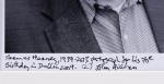 Original John Minihan-photograph of Seamus Heaney at his 70th birthday in his home in Dublin, in the year 2009