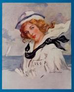 Archive of Naval Captain, Lieutenant commander [LCDR] William Hamilton Porter Jr.‘s Love Letters / Lucky BAg with American Football – Baseball Images and artwork by Howard Chandler Christy