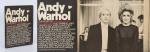 [Warhol, Andy Warhol. Transcript of David Bailey's ATV Documentary.